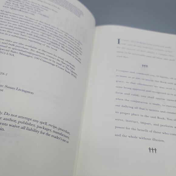 Witchcraft A Handbook Of Magic Spells And Potions Boo Hardcover Halloween Wicken - Picture 7 of 13